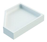 Schedel Bette Caro Support de receveur de douche SD22000 75x90x6.5cm, 5 coins, hauteur 17cm