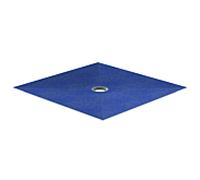 Schedel Élément de douche plan Multistar SKR32018 120 x 120 x 4,5 cm, carré, écoulement au milieu