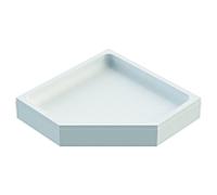 Schedel Hoesch Samar Support de receveur de douche SD24355 90x90x2cm, 5 coins, hauteur 164mm