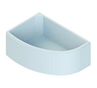Schedel Keramag Renova Nr.1 support de baignoire d'angle SW13042 150x100cm, droite, affleurant, hauteur 57cm