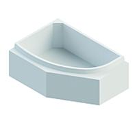 Schedel Keramag Renova Nr.1 support de baignoire d'angle SW13042A 150x100cm, droite, avec étagère, hauteur 57cm