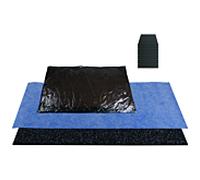 Schedel MULTISTAR SiLENCIO set d'isolation acoustique SIL17075S 170x75cm, pour baignoire en acier, 11 tapis de bitume
