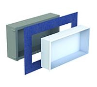 Schedel Multistar vision niche insert BOX3060MR 300 x 600 x 120 mm, avec cadre, bianco blanc