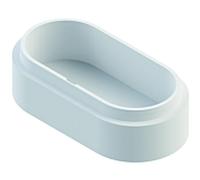 Schedel XL Villeroy & Boch Support de bain Cetus SW12164 175x75cm, ovale, avec étagère, hauteur 60cm