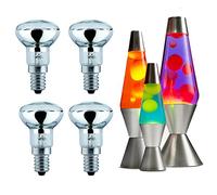 Scheiffer 4 x 30W R39 Dimmable clair réflecteur Lustre/lampe Lava Ampoules SES E14 240v