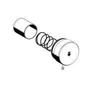 Schell - Bouton de commande de rechange pour mitigeur encastré Linus, chrome 295170699