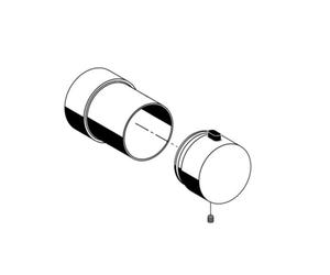 Schell - Bouton de commande de rechange pour robinetterie de douche Linus, chrome 295220699