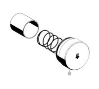 Schell - Bouton de commande de rechange pour mitigeur encastré Linus, chrome 295170699