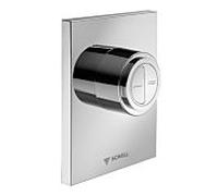 Schell Edition - Plaque de chasse d'eau WC, 2 niveaux de chasse, chrome 028240699