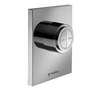 Schell Edition - Plaque de chasse d'eau WC, 2 niveaux de chasse, chrome 028240699