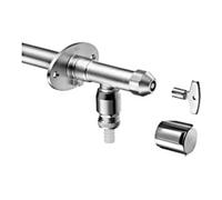 Schell Kit de robinetterie murale extérieure Schell POLAR II antigel avec aérateur de tuyau, chromé mat Quantité:1