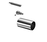Schell - Kit d'extension D-C-M pour électronique CVD, installation encastrée, chrome 018880699