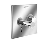 Schell Linus match0 match2 019300699 plaque frontale en laiton, avec bec de 230 mm, Sensor , eau mitigée, fonctionnement sur batterie
