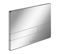 Schell Plaque de commande Schell double affleurante blanche Quantité:1