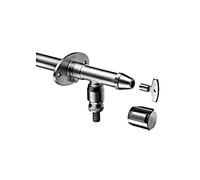 SCHELL Polar II 039950399 Robinet mural extérieur résistant au gel avec robinet extérieur en laiton (robinet complet) avec ventilation forcée automatique sans aérateur de tuyau, DN 15 G 1,2 AG Ø 15 mm