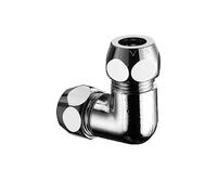 Schell - Raccord d’angle à double vis, chrome 064450699