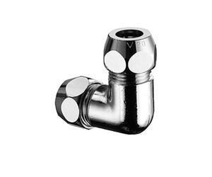 Schell - Raccord d’angle à double vis, chrome 064450699