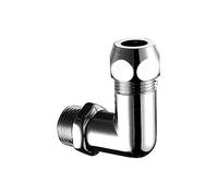 Schell - Raccord d'angle avec filetage mâle, chrome 064190699