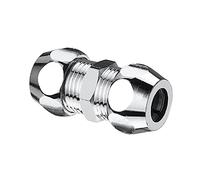 Schell Raccord droit double pour tube en cuivre Ø 10 mm, 065290699,