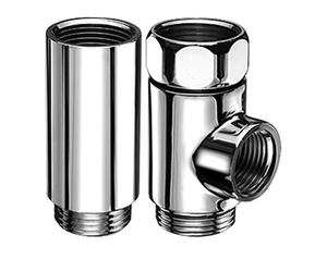 Schell - Raccord en T et entretoise, chrome 041010699