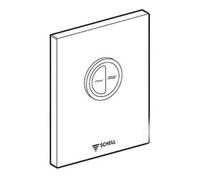 Schell Schell Plaque de commande EDITION ECO chrome, pour WC, double chasse Quantité:1