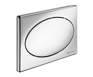 Schell Schell Plaque de commande WC chromée, Start-Stop Quantité:1