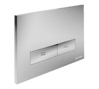 Schell Schell Plaque de commande WC MONTUS KONKAV vc, commande avant ou arrière, pour chasse double volume Quantité:1