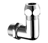 Schell - Raccord d'angle avec filetage mâle, chrome 064160699