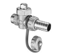 Schell Schell Robinet de remplissage/vidange G 3/8 AG, avec robinet et clapet anti-retour, MS Quantité:1
