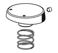 Schell Schell XERIS SC-M Poignée de commande à ressort, chrome Quantité:1