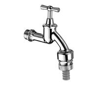 Schell - Soupape d'écoulement avec poignée, chrome 034410699