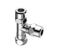 SCHELL T-PIÈCE À Raccordement Mobile, 3/8", Chromé