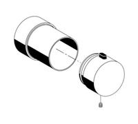 Schell - Bouton de commande de rechange pour robinetterie de douche Linus, chrome 295220699