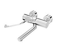 Schell Mitigeur lavabo Vitus 016560699 210 mm, levier de bras de clinique, eau mitigée, désinfection, chromé