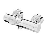 Schell Vitus thermostatique de douche temporisé 016100699 raccord de douche en bas, en saillie, eau mitigée, chromé