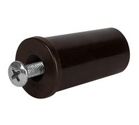Schellenberg 10258 Butée de volet roulant, 4 pièces, 24 x 39 mm, marron