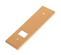 Schellenberg 10278 Couvercle pour enrouleur de sangle volet roulant à encastrer, espacement des trous de vis de 142 mm, or