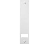 Schellenberg 13403 Plaque de Recouvrement MAXI - Ecartement des Trous 21,5cm blanc
