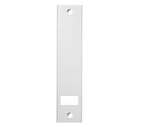 Schellenberg 13503 Couvercle pour enrouleur de sangle volet roulant à encastrer, espacement des trous de 260 mm, Système Maxi, blanc