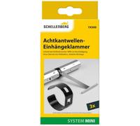 Schellenberg - 19300 - Lot de 3 Pinces de Suspension Mini pour SW40, protege Le Moteur du volet Roulant Contre Les dommages