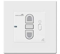 Schellenberg 20031 Minuteur sans fil programmable pour volet roulant, commande de volet roulant connectée, Blanc