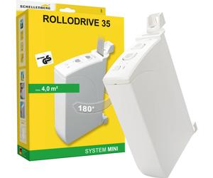Schellenberg 22637 RD35 Enrouleur de sangle électrique 14 mm Force de traction (max.) 12 kg en façade