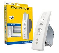 Schellenberg 22638 RolloDrive 45 Enrouleur de sangle électrique pour volet Roulant, Force de Traction 12 Kg, jusqu'à 4 m², pour sangle de 23 mm