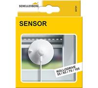 Schellenberg 22721 Capteur solaire pour enrouleur de sangle électrique ROLLDRIVE 55, 65, 75 et 105, Blanc