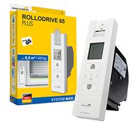 Schellenberg 22727 Rollodrive 65 Plus Enrouleur de sangle électrique pour volet roulant, Force de traction 45 Kg, jusqu'à 6 m², pour sangle de 23 mm
