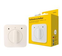 Schellenberg 25003 Interrupteur rotatif pour volet roulant encastré, Blanc