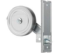 Schellenberg 50101 Enrouleur à encastrer de volet roulant pour sangles Maxi de 23 mm de largeur, Espacement des vis de 10,5 cm, Gris