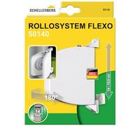 Schellenberg Enrouleur de sangle 50140 en saillie - 14 mm - Mini - 140-155 mm réglable - blanc
