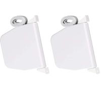 Schellenberg 50507 Enrouleur de sangle pour volet roulant, espacement des trous de vis 145 mm, Système Mini, avec sangle incluse de 14 mm x 5 m, Blanc (Lot de 2)