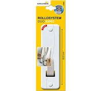 Schellenberg 53902 Couvercle pour enrouleur de sangle volet roulant à encastrer, espacement des trous de vis de 185 mm, Système Maxi, blanc